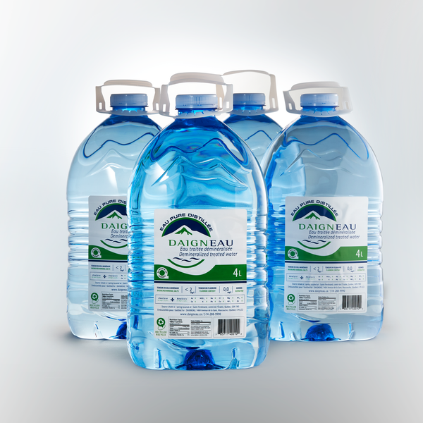 4 liter water jug ​​- Distilled water
