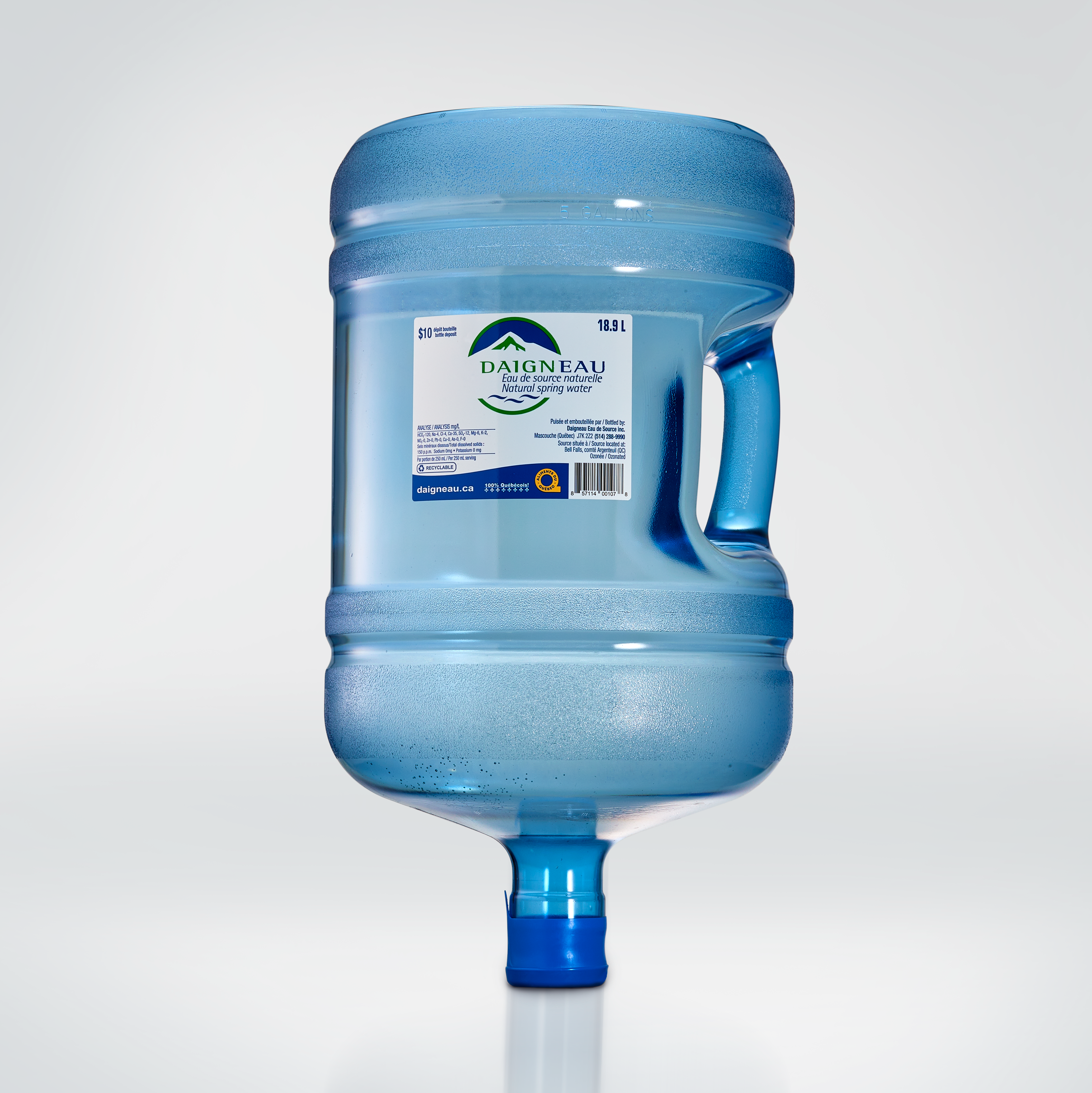 Bouteille d'eau extérieure Seau d'eau portable Cruche d'eau minérale  épaisse Seau de stockage d'eau